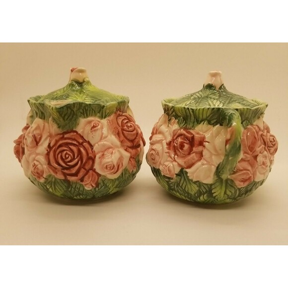 The Haldon Group "ROSE" Sugar & Creamer Set 1987 - Picture 4 of 10